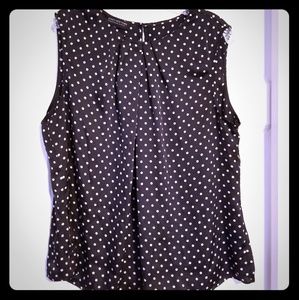 Jones New York Black & White Dot Top! 18w
